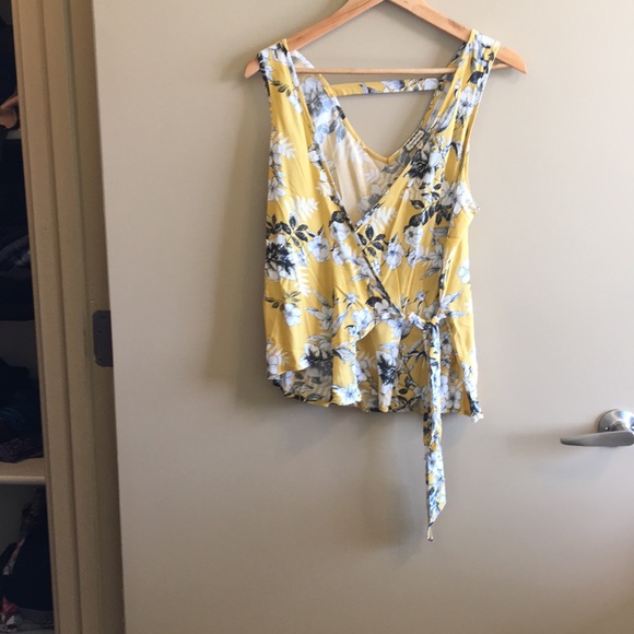 Charming Charlie Tops - 3/$10 Eyeshadow Cross Side Cinch Tank